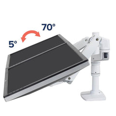 BRACCIO PER DUE MONITOR SOVRAPPOSTI LX (BIANCO)