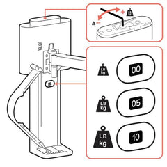 SUPPORTO PER MONITOR TRACE™ (BIANCO)