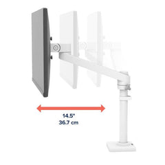 BRACCIO PER MONITOR SINGOLO NX (BIANCO)