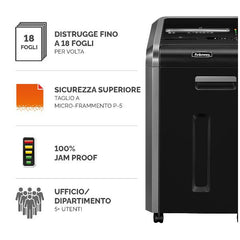 Distruggi documenti a microframmento 225MI per ufficio