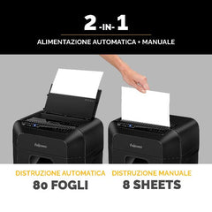 Distruggidocumenti automatico Automax 80M Fellowes