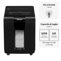 Distruggi documenti a frammento automatico AutoMax 100M da scrivania