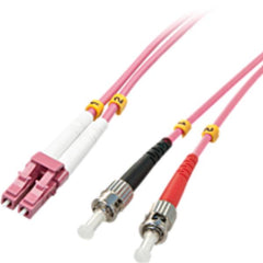 Cavo Fibra Ottica OM4 LC/ST - 50/125, 15m