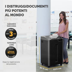 Distruggi documenti a striscia 485i per ufficio