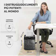 Distruggi documenti a frammento M-7CM da scrivania