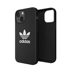ADIDAS ORIGINALS - Cover in TPU flessibile con bordi rialzati colore nero compatibile con Apple iPhone 13 Mini