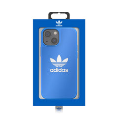 ADIDAS ORIGINALS - Cover in TPU flessibile con bordi rialzati colore azzurro compatibile con Apple iPhone 13 Mini
