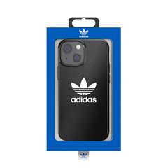ADIDAS ORIGINALS - Cover in silicone con bordi rialzati colore nero compatibile con Apple iPhone 13 Mini