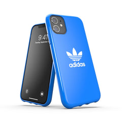 ADIDAS ORIGINALS - Cover in TPU flessibile con bordi rialzati colore azzurro compatibile con Apple iPhone 13 Pro/ iPhone 13