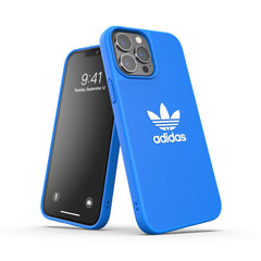ADIDAS ORIGINALS - Cover ADICOLOR in TPU flessibile e bordi rialzati colore azzurro compatibile con Apple iPhone 13 Pro Max