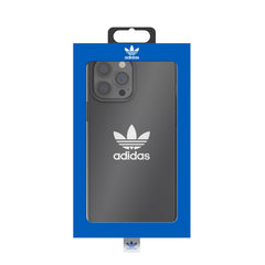 ADIDAS ORIGINALS - Cover in silicone con bordi rialzati colore nero compatibile con Apple iPhone 13 Pro Max