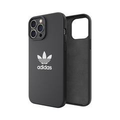 ADIDAS ORIGINALS - Cover in silicone con bordi rialzati colore nero compatibile con Apple iPhone 13 Pro Max