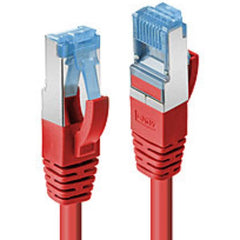 Cavo di Rete Cat.6A S/FTP LSZH Rosso, 1.5m