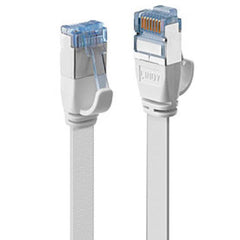 Cavo di Rete Cat.6A U/FTP Flat Bianco, 0.3m