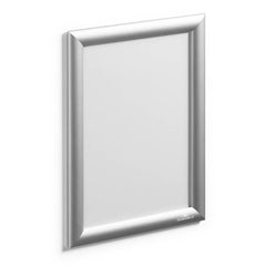 CORNICE A SCATTO ALLUMINIO A4 ARGENTO