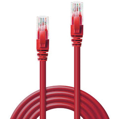 Cavo di Rete Cat.6 U/UTP Rosso, 7.5m