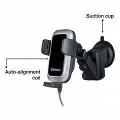 Caricabatterie Rapido da Auto Wireless Qi Pro