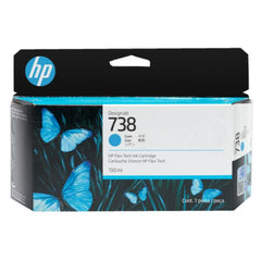 Cartuccia di inchiostro ciano HP DesignJet 738 da 130 ml
