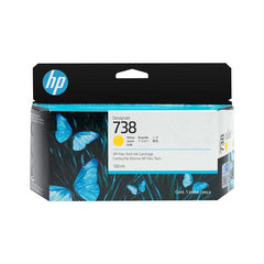 Cartuccia di inchiostro giallo HP DesignJet 738 da 130 ml
