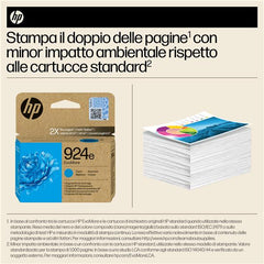 Cartuccia di inchiostro ciano originale HP 924e EvoMore