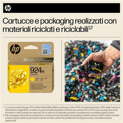 Cartuccia di inchiostro giallo originale HP 924e EvoMore
