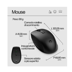 Combo tastiera e mouse wireless HP 650