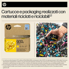 Cartuccia di inchiostro giallo originale HP 937e EvoMore