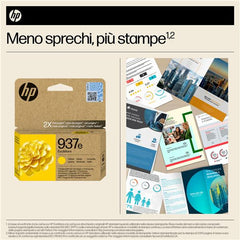 Cartuccia di inchiostro giallo originale HP 937e EvoMore