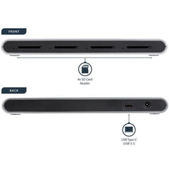 Lettore Schede SD USB-C a 4 slot - SD 4.0, UHS-II