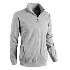 FELPA FULL ZIP JUMP GRIGIO MELANGE - 4XL