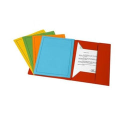 Cartelle a 3 lembi Fraschini Bristol 25x35cm - Assortiti - 25 pezzi