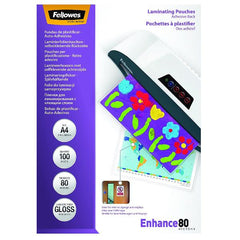 POUCHES RETRO ADESIVE  80 MICRON - ENHANCE 80