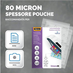 ImageLast Pouches plastificazione A5 80Mic - cf.100
