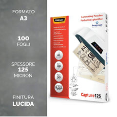 ImageLast Pouches plastificazione A3 125Mic - cf.100