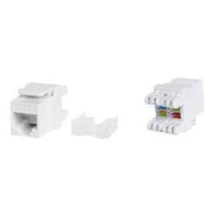 PRESA RJ45U CAT.6A 180 GRADI NERO
