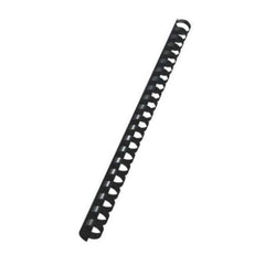 Dorsi plastici per rilegatura da 8mm - Nero