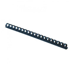 Dorsi plastici per rilegatura da 22mm - Nero