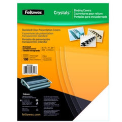 Fellowes Copertine trasparenti in PVC - 200 Micron A4