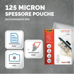 ImageLast Pouches lucide plastificazione A3. 125Mic - cf.25