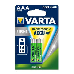 RICARICABILE ACCU PHONE AAA x2 550 mAh