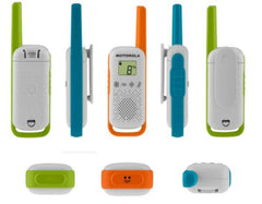 WALKIE TALKIE T42 VERDE/ARANCIONE/PETROLIO 3PK