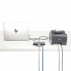 Hub USB-C/USB-A a 2 porte con GbE e seriale RS232, 2x USB-A