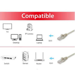 EQUIP - CAVO PATCH U/UTP CAT.6A 500MHz LSZH/LSOH, 4x2 AWG 26/7, BEIGE - 10 metri