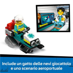 Aereo ambulanza di emergenza