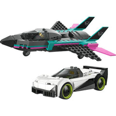 Jet contro Auto sportiva
