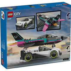 Jet contro Auto sportiva