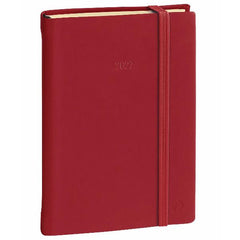 AGENDA DAILY POCKET PREST SILK BORDEAUX