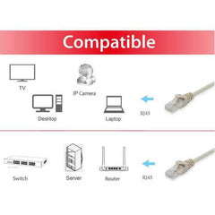 EQUIP - CAVO PATCH U/UTP CAT.6 250MHz BEIGE 10 metri