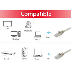 EQUIP - CAVO PATCH U/UTP CAT.6 250MHz BEIGE 15 metri