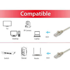 EQUIP - CAVO PATCH U/UTP CAT.6 250MHz BEIGE 20 metri